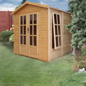 Bureau de jardin en panneaux 16mm - 205x199cm - avec plancher - Timbela