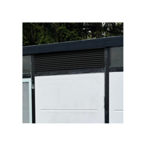 Grille de ventilation avant cadre noir pour bureau de jardin Everbox