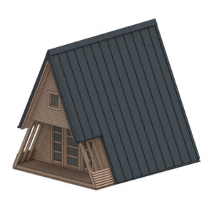 Kit couverture de toit tôle type clic pour bureau de jardin Type A - Gardy Shelter